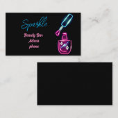 Neon Beauty Visitekaartje (Voorkant / Achterkant)