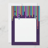 Neon bedankkaart kaart (Achterkant)