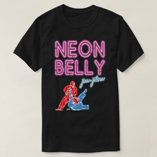 Neon Belly Jiu Jitsu s Funny BJJ Gifts For Jiu Jit T-shirt (Design voorkant)
