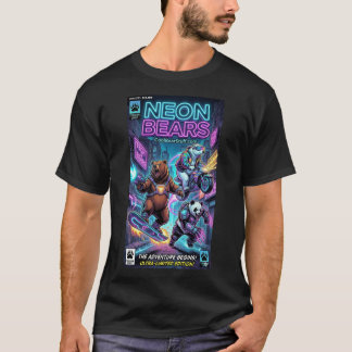 Neon beren de straten. t-shirt