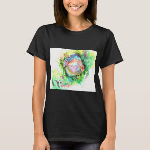 Neon Betta Vis – Turquoise Roze Levendig Aquatisch T-shirt