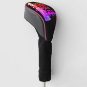 Neon Bier Golf Humor Slechte Dag om een Biergrap t Golfheadcover (Schuin)