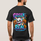 Neon Big-Eyed Bird Halloween T-Shirt (Achterkant)