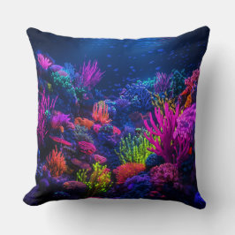 Neon-bioluminescent 🌟 kussen