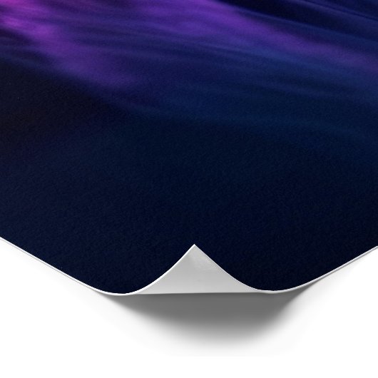 Neon Bioluminescente Glow Jellyfish Poster (Hoek)