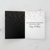 Neon Birthday Computer Downloading Bar Kaart (Binnen)