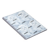 Neon Black Spiral Foto Notitieboek (Rechterzijde)