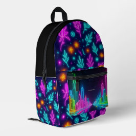 Neon Black Terug naar school Rugzak