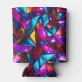 Neon Blacklight Abstract Glas in lood Blikjeskoeler (Achterkant)