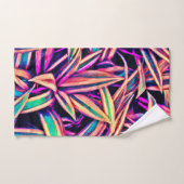 Neon blad patronen onthuld bad handdoek (Handdoek)