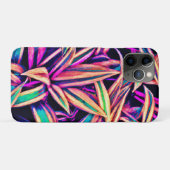 Neon blad patronen onthuld Case-Mate iPhone case (Achterkant (horizontaal))