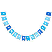 Neon Blauw | Het is een jongen! | Aangepast Vlaggetjes (Alle)