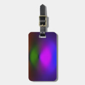 Neon Blauw, Paarse, Groene, Oranje Bagagelabel (Voorkant verticaal)