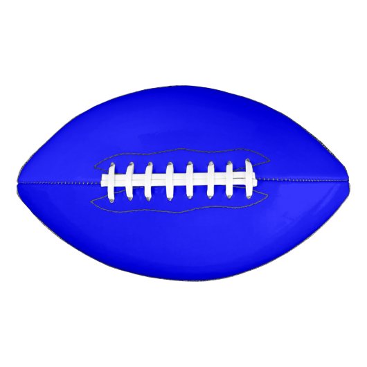 Neon Blauw Stevige Kleur American Football (Voorkant)