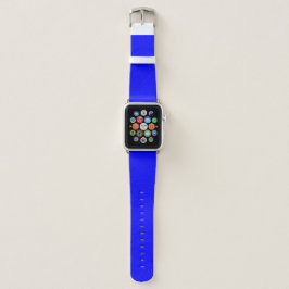 Neon Blauw Stevige Kleur Apple Horlogebandje