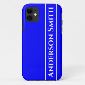 Neon Blauw Stevige Kleur Case-Mate iPhone Case (Achterkant)