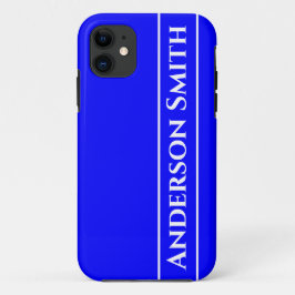 Neon Blauw Stevige Kleur Case-Mate iPhone Case