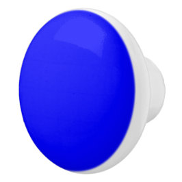 Neon Blauw Stevige Kleur Keramische Knop