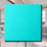 Neon Blauw Stevige Kleur | Klassiek | Elegant Tegeltje<br><div class="desc">Neon Blauw Stevige Kleur | Klassiek | Elegant | Trendy | Stijlvol | Cadeau</div>