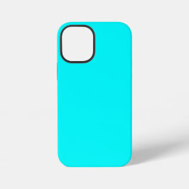 Neon Blauw Stevige Kleur | Klassiek iPhone 12 Mini Hoesje