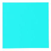 Neon Blauw Stevige Kleur | Klassiek Kubus (Rechts)