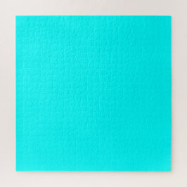 Neon Blauw Stevige Kleur | Klassiek Legpuzzel
