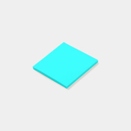 Neon Blauw Stevige Kleur | Klassiek Post-it® Notes
