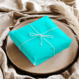 Neon Blauw Stevige Kleur | Klassiek Tissuepapier