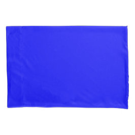 Neon Blauw Stevige Kleur Kussensloop