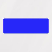 Neon Blauw Stevige Kleur Labels (Design 1)