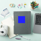 Neon Blauw Stevige Kleur Sticker (iPad Cover)