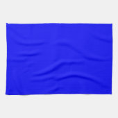 Neon Blauw Stevige Kleur Theedoek (Horizontaal)