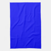 Neon Blauw Stevige Kleur Theedoek (Verticaal)
