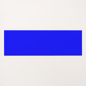 Neon Blauw Stevige Kleur Yogamat (Achterkant (horizontaal))