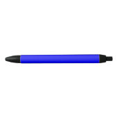 Neon Blauw Stevige Kleur Zwarte Inkt Pen (Voorkant)