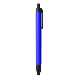 Neon Blauw Stevige Kleur Zwarte Inkt Pen