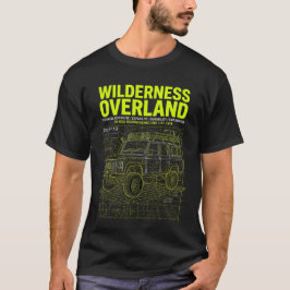 Neon Blauwdruk Overland Techwear T-shirt