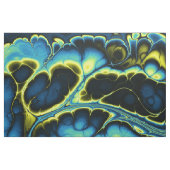 Neon Blauwe Marmeren Stroom Stof (Fat Quarter)