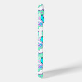 Neon bliksemschichten & sterren patroon Case-Mate iPhone case (Achterkant / Rechts)