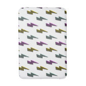 neon bliksemschichtpatroon badmat (Voorkant Verticaal)