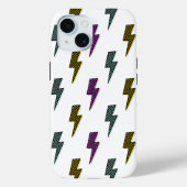  neon bliksemschichtpatroon Case-Mate iPhone case (Achterkant)
