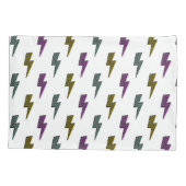 neon bliksemschichtpatroon kussensloop (Achterkant-Links)