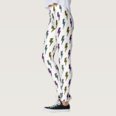 neon bliksemschichtpatroon leggings (Links)