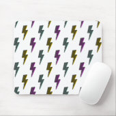  neon bliksemschichtpatroon muismat (Met muis)