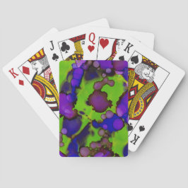 Neon BloeiStorm Pokerkaarten