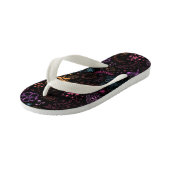 Neon Bloem Vlinder Slippers Kinder Teenslippers (Schuin)