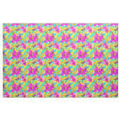 Neon Bloemblad Splash Stof (Fat Quarter)