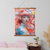 Neon Bloesem Hangend Wandkleed (Slaapkamer)