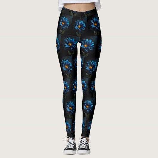 Neon Bloesem Leggings (Voorkant)