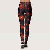 Neon Bloesem Leggings (Achterkant)